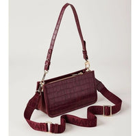 MARCS CROSSBODY BAG CROCO RED