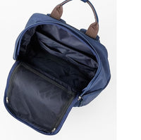 ANELLO FROM JAPAN LARGE BACKPACK PADDED HAS LAPTOP COMPARTMENT NAVY