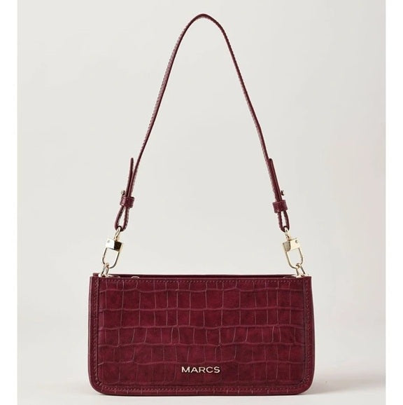 MARCS CROSSBODY BAG CROCO RED