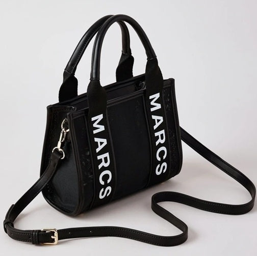 MARCS CROSSBODY BAG MESH MINI BLACK