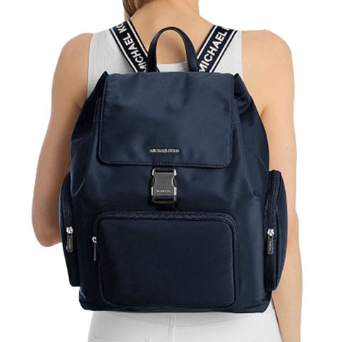 MICHAEL KORS KHAI LARGE NYLON CARGO BACKPACK NAVY  35T5S5FB7C