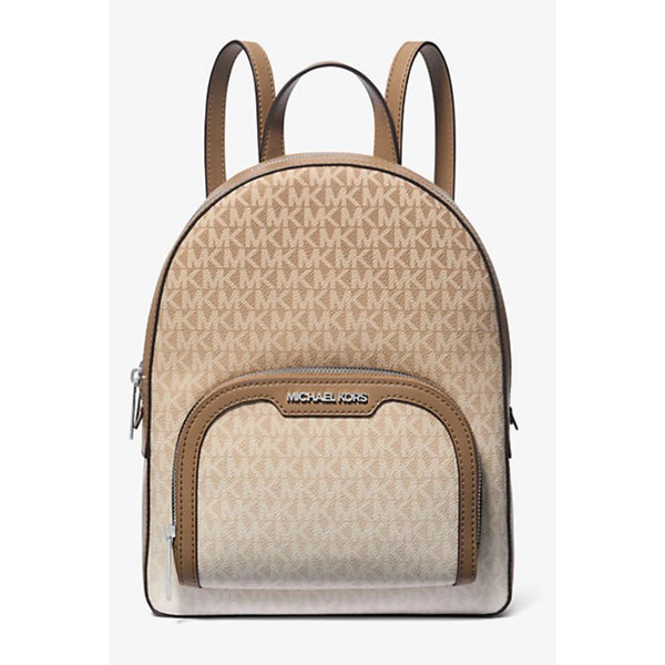 MICHAEL KORS JAYCEE MEDIUM BACKPACK SIGNATURE OMBRE 35R5SBTBBV LIGHT BROWN