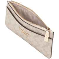 KATE SPADE SPADE FLOWER LARGE SLIM CARD HOLDER IN CREAM BEIGIE KK895