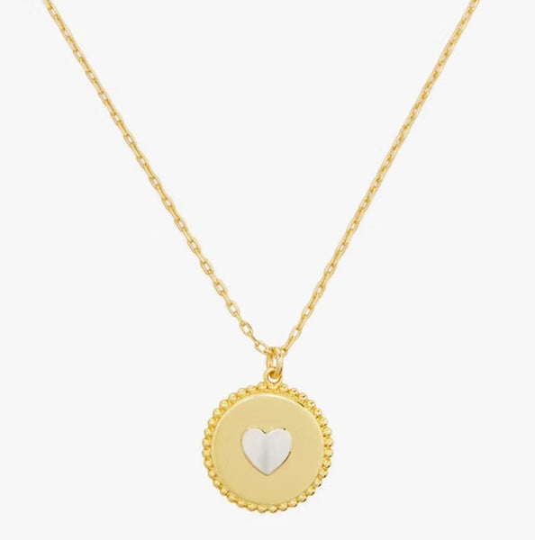 KATE SPADE BOXED HEARTFUL PENDANT NECKLACE