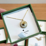 KATE SPADE BOXED PEARLS ON PEARLS PENDANT NECKLACE KG842