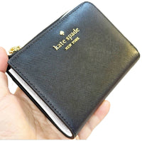 KATE SPADE MADISON SMALL L ZIP WALLET KH615 BLACK