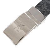 MICHAEL KORS  MENS REVERSIBLE LOGO LEATHER BELT - MK SIGNATURE BLACK 36S5LBLY2B