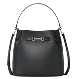 MICHAEL KORS  CARSON WOMEN MEDIUM CONVERTIBLE BUCKET CROSSBODY BAG 35R6G2ZS6T BLACK