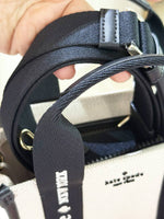 KATE SPADE KIP MINI CANVAS TOTE BAG IN NATURAL MULTI KL062