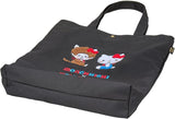 MONCHHICHI X HELLO KITTY colab FROM JAPAN A4 TOTE SHOULDER BAG EMBROIDERY