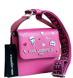 KARL LAGERFELD PARIS ANNETTE CROSSBODY PINK L5GE91EC