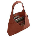 COACH BROOKLYN 28 HOBO BAG SUEDE COW LEATHER BROWN  CW637 B4AY