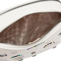 KARL LAGERFELD PARIS MAYBELLE CROSSBODY BAG WHITE BOUTIQUE COLLECTION