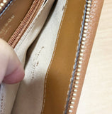 KATE SPADE WOMEN LEILA HANDBAG SMALL FLAP CROSSBODY BAG K8284 BROWN WARM GINGER