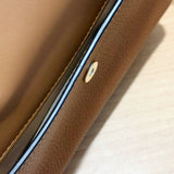 KATE SPADE WOMEN LEILA HANDBAG SMALL FLAP CROSSBODY BAG K8284 BROWN WARM GINGER