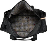 SANRIO JAPAN MONCHHICHI X HELLO KITTY BLACK HEAVY DUTY  TRAVEL BAG
