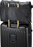 SANRIO JAPAN MONCHHICHI X HELLO KITTY BLACK HEAVY DUTY  TRAVEL BAG