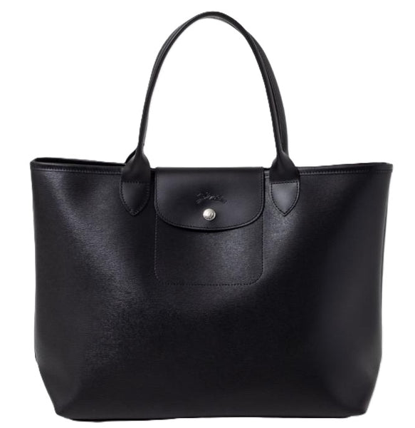 LONGCHAMP LE PLIAGE CITY  TOTE BAG CABAS 10182 HYQ 001 BLACK CANVAS