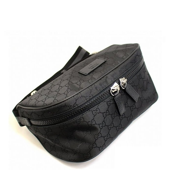 Black gucci shop bum bag