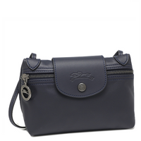 LONGCHAMP LE PLIAGE XTRA MINI CROSSBODY FULL LEATHER 10188 556 NAVY