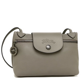 LONGCHAMP LE PLIAGE XTRA MINI CROSSBODY FULL LEATHER 10188 987 P55 GREY TURTLEDOVE