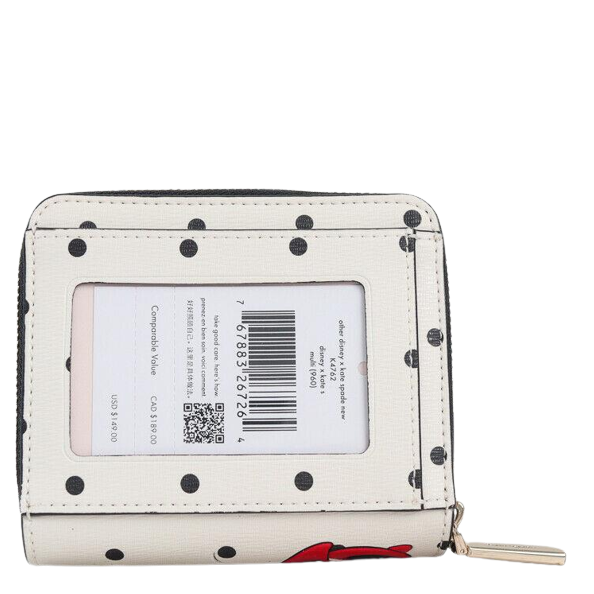 Disney X Kate Spade New York Minnie Mouse Zip Around Wallet