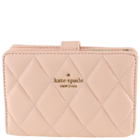 KATE SPADE CAREY MEDIUM COMPARTMENT BIFOLD WALLET KA591 CONCH PINK