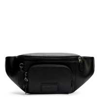 COACH TRACK BELT BAG C2716 QB/BLACK LEATHER