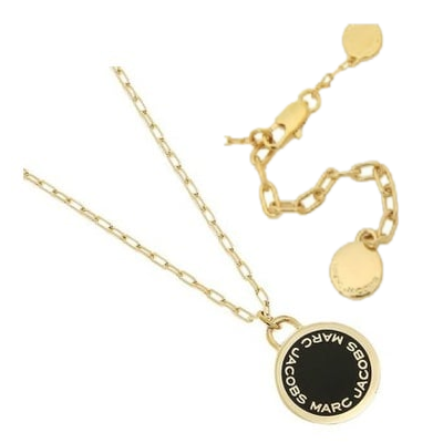 Marc jacobs 2025 logo disc necklace