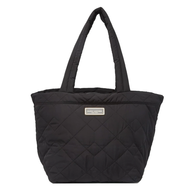 MARC JACOBS QUILTED NYLON TOTE BAG IN BLACK M0016680 LARGE