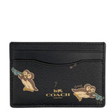 COACH CARD CASE WITH PENGUIN PRINT CF542