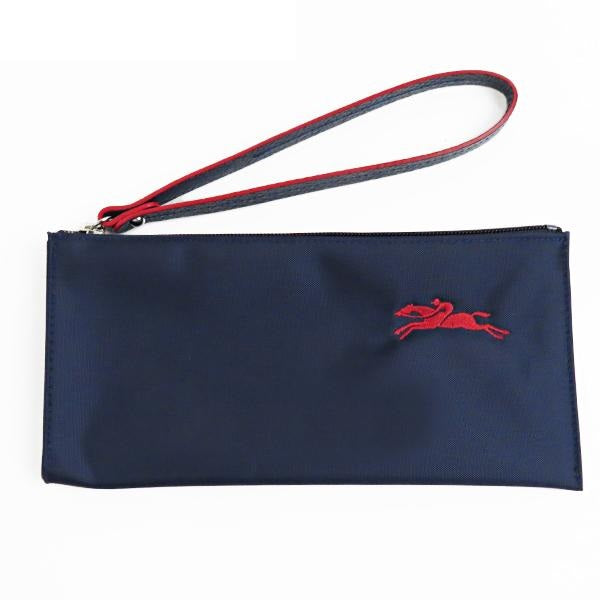 LONGCHAMP PLIAGE CLUB NYLON  POUCH CLUTCH WRISTLET l2540 619 556 BLUE 2540
