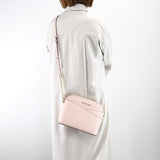 MICHAEL KORS MEDIUM DOME 35F1GTVC6T CROSSBODY JET SET TRAVEL BAG BLUSH BABY  PINK