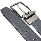 Michael Kors Men's Cut to Fit Reversible PVC Belt 36H9LBLY1T GREY BLACK