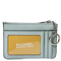 MICHAEL KORS JET SET TRAVEL SMALL TOP ZIP COIN POUCH WITH ID KEY HOLDER JET SET GIRLS PALE OCEAN MULTI 35T2S5CP1B