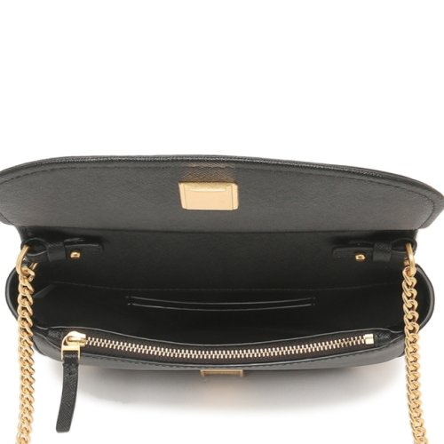 Tory Burch Emerson Top Handle Women's Saffiano Leather Crossbody Bag (Black)