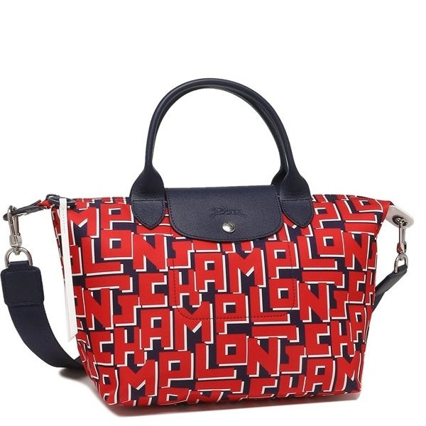 LIMITED EDITION LONGCHAMP LE PLIAGE NEO LGP L1512 1512 412 733 SMALL NAVY RED