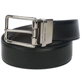 MICHAEL KORS MEN CUT TO SIZE REVERSIBLE DRESS BELT 34MM LEATHER BLACK BROWN36T8LBLY9L