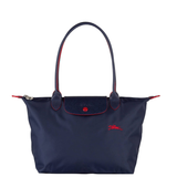 LONGCHAMP LE PLIAGE CLUB 2605 619 L2605 SMALL TOTE LONG HANDLE M-AIZE NAVY BLUE