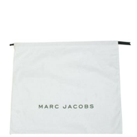 MARC JACOBS ENAMEL LOGO DISC PENDANT NECKLACE M0008546 PINK GOLDEN DISC