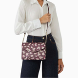 KATE SPADE TINSEL FLAP CROSSBODY K9341 DEEP BERRY MULTI