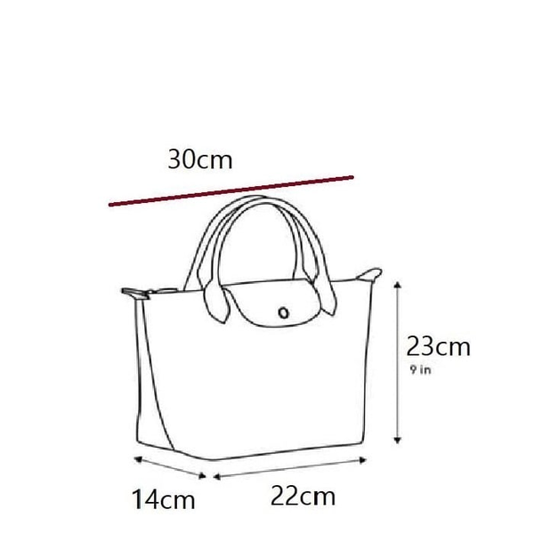 Longchamp le 2025 pliage small dimensions