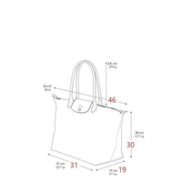 LONGCHAMP LARGE LONGHANDLE SHOPPING BAG LE PLIAGE CLUB 1899 L1899 619 556 1899 NAVY