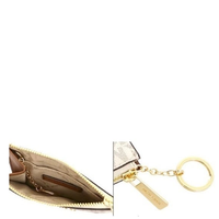MICHAEL KORS JET SET TRAVEL SMALL TOP ZIP COIN POUCH WITH ID HOLDER SAFFIANO LEATHER 35H9STVP1B 35F7GTVU1L VANILLA