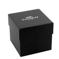 COACH 41MM MAN WATCH BLACK LEATHER STRAP BOXED