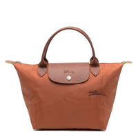 LONGCHAMP LE PLIAGE "GREEN" SMALL TOTE SHORT HANDLE 1621 l1621 919 504 COGNAC BROWN