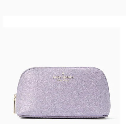 KATE SPADE SHIMMY SMALL COSMETIC CASE K9263 VIOLET
