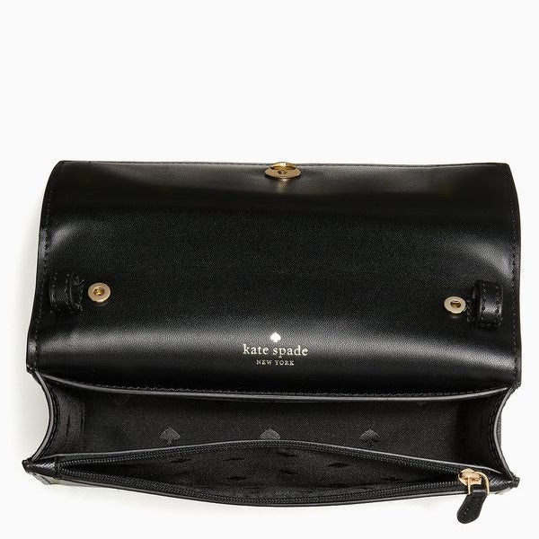 Kate Spade New York Staci Small Flap Crossbody Black