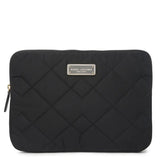 MARC JACOBS QUILTED 13" LAPTOP CASE BLACK NYLON