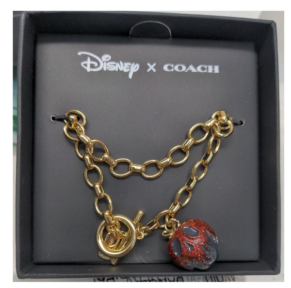 🍎 Coach Disney X Poison Apple Necklace | Circle stone necklace, Unicorn  necklace, Green pendant necklace
